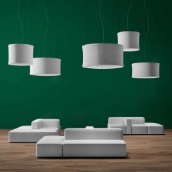 Caimi Snowsound Milano Akustikelement, beleuchtbar  konfigurierbar 