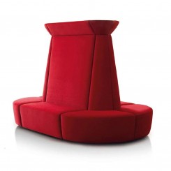 Caimi Snowsound Snowking, akustisch wirksames Sofa, konfigurierbar 