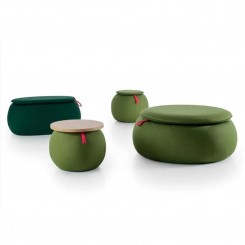 Caimi Snowsound Snowpouf, akustisch wirksamer Hocker / Beistelltisch, konfigurierbar 