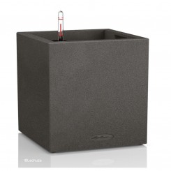 Lechuza Pflanztopf Canto Stone 30 low graphitschwarz 13702 