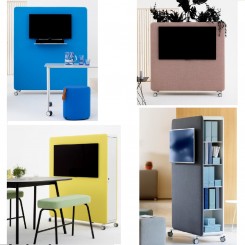 Cascando Pillow Space, Video, Media, akustisch wirksamer Raumteiler konfigurierbar 