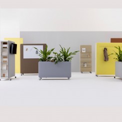 Cascando Pillow Space akustisch wirksamer Raumteiler konfigurierbar 