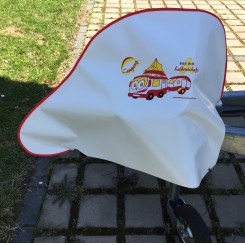 Deichselhaube hellgrau Camping aus und mit Leidenschaft 