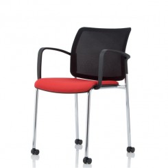 Köhl Vierbeinstuhl auf Rollen Consito Network 