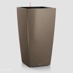 Lechuza Pflanzsäule Cubico 40 taupe hochglanz 18215 
