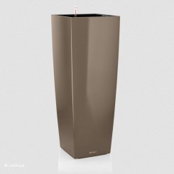 Lechuza Pflanzsäule Cubico Alto taupe hochglanz 18234 
