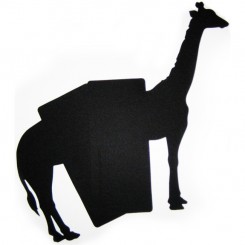 Buchtrenner Animal Index Giraffe D420GR 