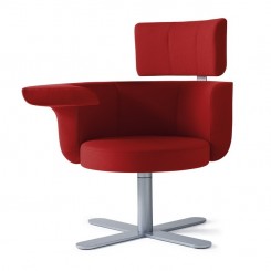 Drabert Loungesessel mit Kopfstütze Hotspot D-1038-KLN, konfigurierbar 