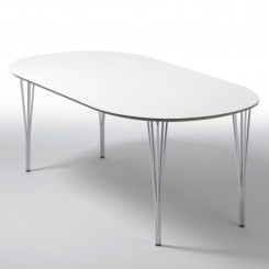 Tisch mit Einlegeplatten oval Contract 1230 