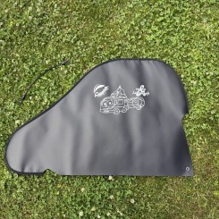 Deichselhaube schwarz Camping aus und mit Leidenschaft 