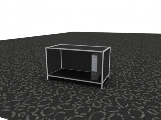 Viasit Grundregalelement schwarz System 4 by Viasit 