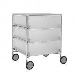 Kartell Mobil Container 3 Schübe mit Rollen eisfarben 2010L1 