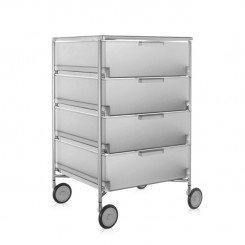 Kartell Mobil Container 4 Schübe mit Rollen eisfarben 2024L1 