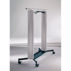 Fahrbare Garderobe mit 1 Stange Fargo FC-1 