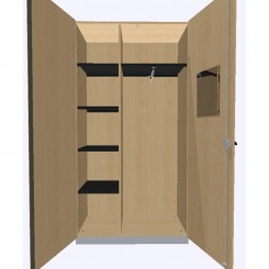 Assmann Garderoben-Aktenschrank Allvia konfigurierbar 