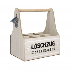 6er Flaschenträger "Löschzug" natur 49050B 