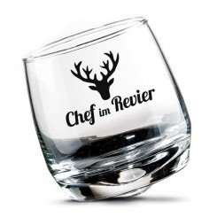 Wackelglas "Chef im Revier" 2er-Set 46903 