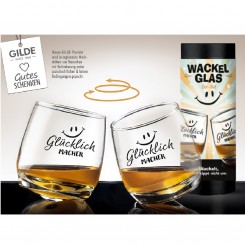 Wackelglas "Glücklichmacher" 2er-Set 62802 