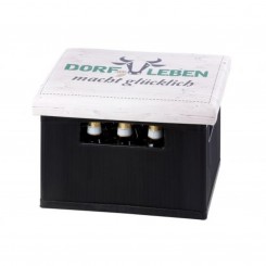 Sitzpolster "Dorfleben macht glücklich" 