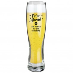 Weizenbierglas "Feierabend" 500ml 46754 