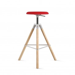 Girsberger Atelierhocker hoch mit Sitzpolster Modell 112 konfigurierbar 