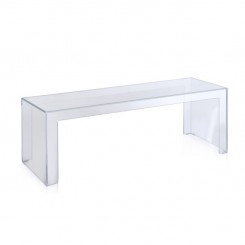 Kartell Tisch Invisible Side groß glasklar 5000B4 