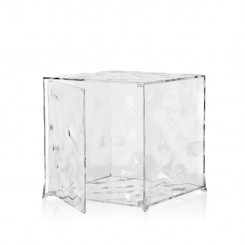 Kartell Kubus mit Tür Optic glasklar 3510B4 