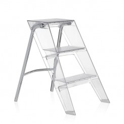 Kartell Klappleiter Upper glasklar 703070 