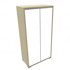 Palmberg Glastürenschrank Select 4OH Breite 80cm SEGM0840S, konfigurierbar 