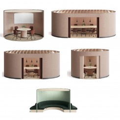 Glimakra BuildUp Pavilion R4 + Pod R4, R8, R12, Akustikkabine, konfigurierbar 