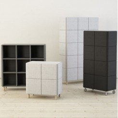 Glimakra Sabine Akustik-Regal freistehend, konfigurierbar 