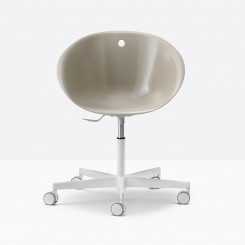 Pedrali Gliss 960/2 Schalenstuhl höhenverstellbar und auf Rollen 