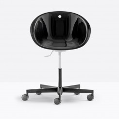 Pedrali Gliss 961/2 Schalenstuhl höhenverstellbar und auf Rollen 