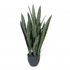 Götessons Sansiveria Trifasciata mit schwarzem Übertopf 900, künstliche Pflanze, Bogenhanf 160015 