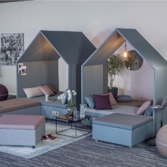 Götessons Half The Hut Lounge / The Hut Lounge mit Kabelführung konfigurierbar 