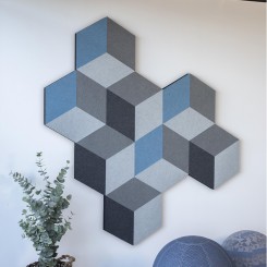 Götessons Cubism EcuSUND akustik Wandpaneel konfigurierbar 