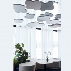 Götessons Sound Off Cloud EcoSund® Akustik Schallabsorber, beleuchtbar, konfigurierbar 