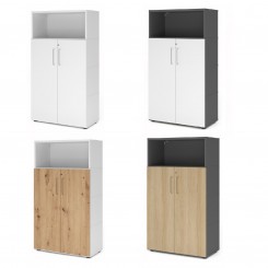 Hammerbacher FlexWall Set 4OH, mit Türen 3OH, konfigurierbar 