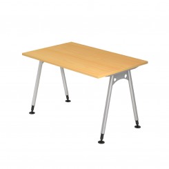 Hammerbacher Schreibtisch VAS Ergonomic Plus, Breite 80/120/160/180/200 rechteckig, konfigurierbar 