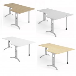 Hammerbacher Schreibtisch VFS Ergonomic Plus, Breite 200 Winkeltisch konfigurierbar 