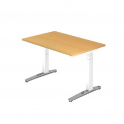 Hammerbacher Schreibtisch VXB Ergonomic Plus, Breite 80/120/160/180/200 rechteckig, konfigurierbar 