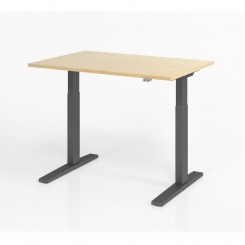 Hammerbacher Sitz-Steh Tisch Ergonomic Aktiv VXMKA, 1-stufig, konfigurierbar 