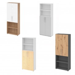 Hammerbacher Basic Kombischrank 5OH Höhe 188 cm, Breite 80 cm, konfigurierbar 