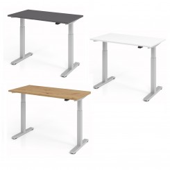 Hammerbacher Sitz-Steh Tisch Ergonomic Aktiv VXMST6 Breite 120/140 mini konfigurierbar 