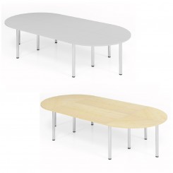 Hammerbacher Tischset VSETK3, Konferenztisch, 320x160 cm, konfigurierbar 