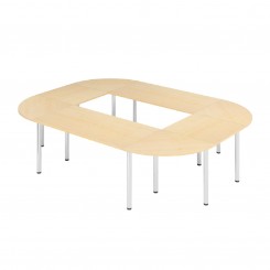 Hammerbacher Tischset VSETK4, Konferenztisch, 320x240 cm, konfigurierbar 