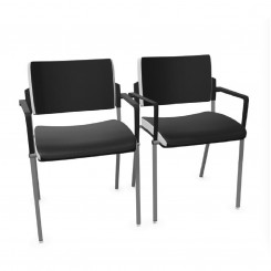 Hammerbacher Besucherstuhl 4-Fuß Premium (2 Stück Set) VSBP1/D 