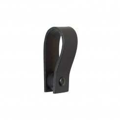 HANDLES and more Magnetschleife Handtuchhalter Leder schwarz 