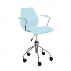 Kartell Drehstuhl mit Armlehnen Maui hellblau 28798M 
