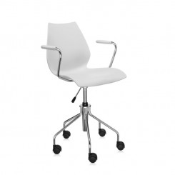 Kartell Drehstuhl mit Armlehnen Maui hellgrau 28795M 